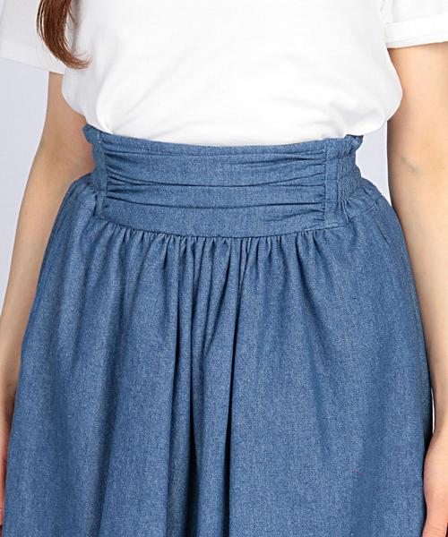 analog lighting(アナログライティング)の「ANALOG LIGHTING(アナログ ライティング) denim evening skirt●(スカート・レディース・ライトブルー・SMALL)」の6枚目の写真