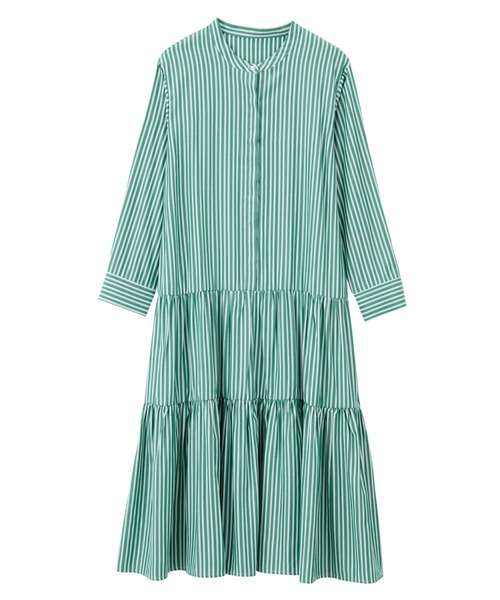 GeeRA(ジーラ)の「2WAYティアードシャツワンピース(ワンピース・レディース・ブルー/グリーン・LARGE/MEDIUM)」の15枚目の写真