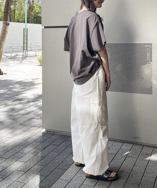 ALORE(アローレ)の「【ALORE/アローレ】ロゴバックタックTシャツ(Tシャツ/カットソー・レディース・チャコールグレー/グレー・FREE)」の8枚目の写真