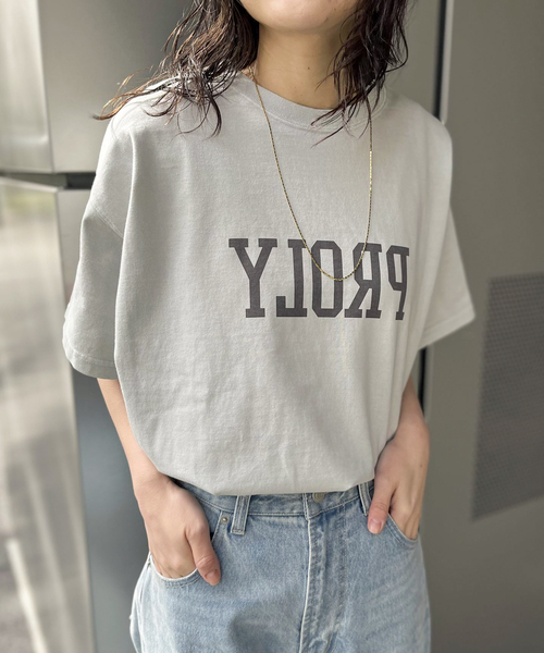 ALORE(アローレ)の「【ALORE/アローレ】ロゴバックタックTシャツ(Tシャツ/カットソー・レディース・チャコールグレー/グレー・FREE)」の11枚目の写真