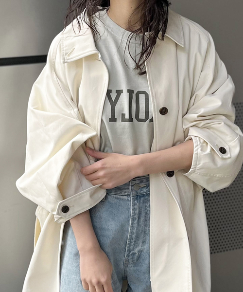 ALORE(アローレ)の「【ALORE/アローレ】ロゴバックタックTシャツ(Tシャツ/カットソー・レディース・チャコールグレー/グレー・FREE)」の16枚目の写真