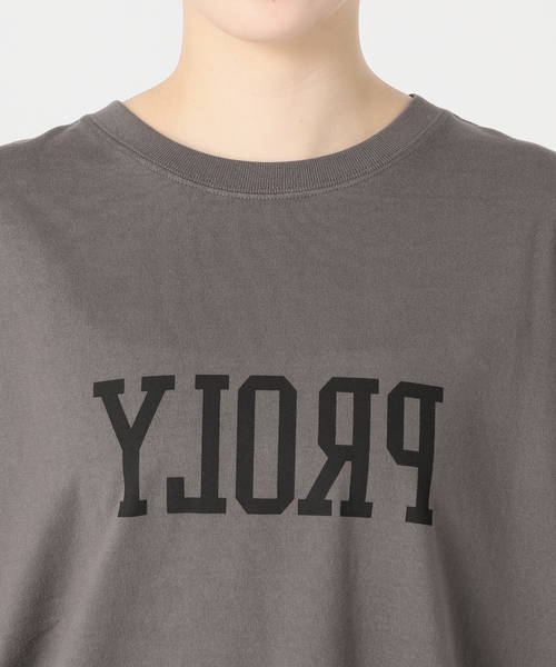 ALORE(アローレ)の「【ALORE/アローレ】ロゴバックタックTシャツ(Tシャツ/カットソー・レディース・チャコールグレー/グレー・FREE)」の22枚目の写真