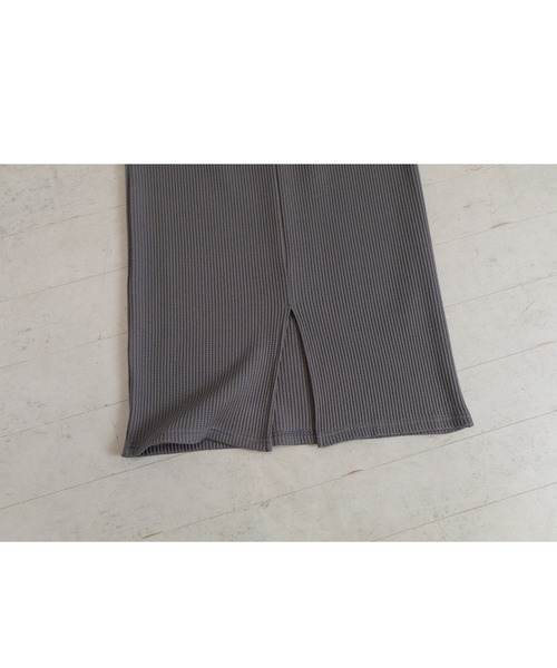 PICHI（ピイチ）の「丈が選べるワッフルタイトスカート（スカート・レディース・アイボリー/チャコール・S/M/M/L）」の13枚目の写真