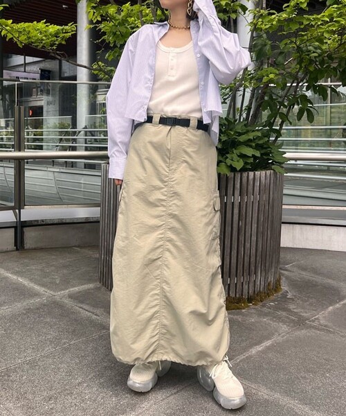 FREAK'S STORE（フリークスストア）の「ワッフルタンクトップ（タンクトップ・レディース・チャコール/ブルー/グリーン/レッド/オフホワイト・ﾌﾘ-）」の10枚目の写真