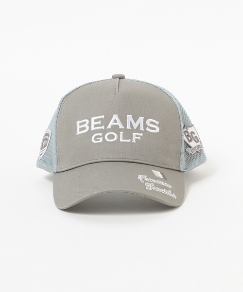 BEAMS GOLF×Golfickers グレーキャップ NEW ERA × BEAMS GOLF / 別注 9FIFTY メッシュ フラットバイザー