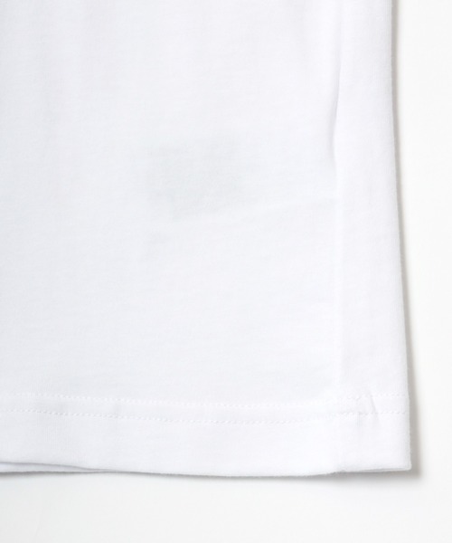 Champion(チャンピオン)の「Champion/チャンピオン コットンUSA カレッジプリント ワンポイント刺繍 リンガー 半袖Tシャツ(Tシャツ/カットソー・メンズ・ホワイト×グリーン/ホワイト×ブラック/ホワイト×ネイビー/ホワイト×グレー・L/XL/M)」の13枚目の写真
