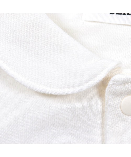 SLAP SLIP BABY（スラップスリップベビー）の「SLAPSLIPBABY/襟付きアニマルくるまプリント半袖ロンパースベビー(60~80cm)（ロンパース・キッズ・ネイビー/ホワイト・60/70/80）」の9枚目の写真