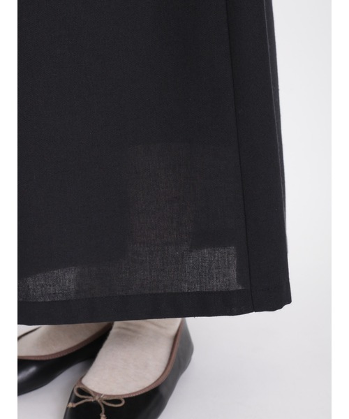 Samansa Mos2（サマンサ モスモス）の「柄アソートタックワイドパンツ（その他パンツ・レディース・チャコールグレー/ブラック/ベージュ・ﾌﾘ-）」の8枚目の写真