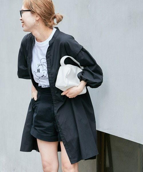 CIAOPANIC TYPY（チャオパニックティピー）の「【WEB限定】マルチウェイギャザーチュニック（その他トップス・レディース・ブラック/ホワイト・ONE SIZE）」の2枚目の写真