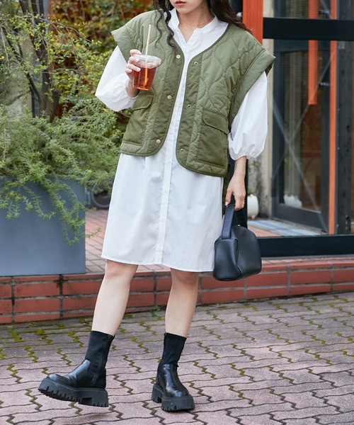 CIAOPANIC TYPY（チャオパニックティピー）の「【WEB限定】マルチウェイギャザーチュニック（その他トップス・レディース・ブラック/ホワイト・ONE SIZE）」の3枚目の写真