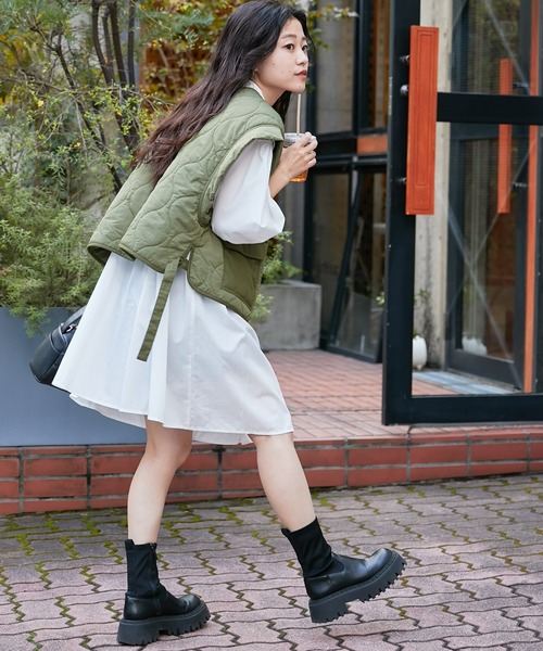 CIAOPANIC TYPY（チャオパニックティピー）の「【WEB限定】マルチウェイギャザーチュニック（その他トップス・レディース・ブラック/ホワイト・ONE SIZE）」の6枚目の写真