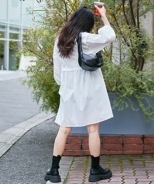 CIAOPANIC TYPY（チャオパニックティピー）の「【WEB限定】マルチウェイギャザーチュニック（その他トップス・レディース・ブラック/ホワイト・ONE SIZE）」の9枚目の写真