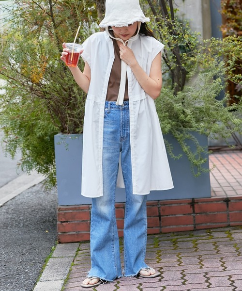 CIAOPANIC TYPY（チャオパニックティピー）の「【WEB限定】マルチウェイギャザーチュニック（その他トップス・レディース・ブラック/ホワイト・ONE SIZE）」の11枚目の写真