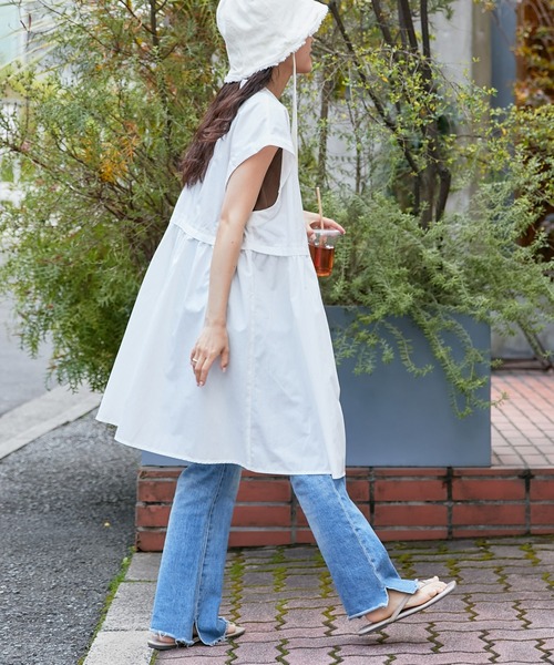 CIAOPANIC TYPY（チャオパニックティピー）の「【WEB限定】マルチウェイギャザーチュニック（その他トップス・レディース・ブラック/ホワイト・ONE SIZE）」の16枚目の写真