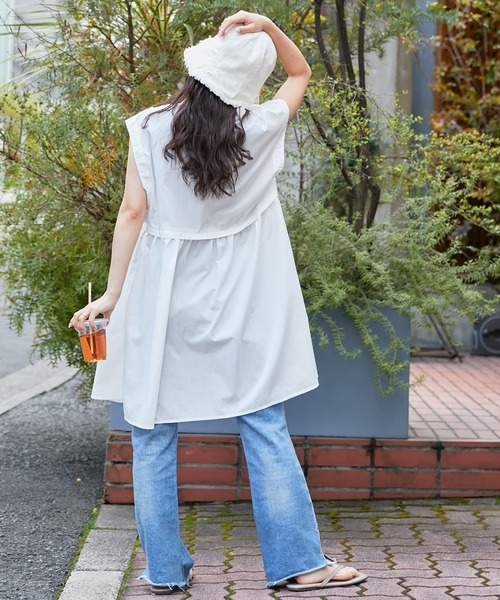 CIAOPANIC TYPY（チャオパニックティピー）の「【WEB限定】マルチウェイギャザーチュニック（その他トップス・レディース・ブラック/ホワイト・ONE SIZE）」の15枚目の写真