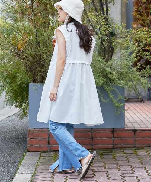 CIAOPANIC TYPY（チャオパニックティピー）の「【WEB限定】マルチウェイギャザーチュニック（その他トップス・レディース・ブラック/ホワイト・ONE SIZE）」の14枚目の写真