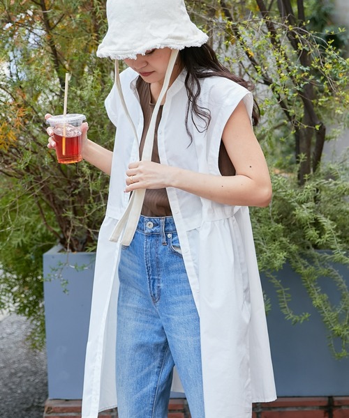 CIAOPANIC TYPY（チャオパニックティピー）の「【WEB限定】マルチウェイギャザーチュニック（その他トップス・レディース・ブラック/ホワイト・ONE SIZE）」の18枚目の写真