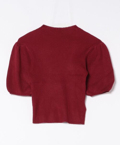 KOBE LETTUCE（コウベレタス）の「モックネックorスクエアネックぽわんスリーブニットトップス（ニット/セーター・レディース・ピンク系/ブラック/オフホワイト/ネイビー/パープル系/イエロー/グレイッシュベージュ/ベージュ系その他/ライトグリーン/ベージュ系/ピンク系1/ブラック系その他/ボルドー/ホワイト系/レッド系/ブラック系その他2/ベージュ系1/グレー系/ブラック系その他3/グレー/ブラック系/レッド/ブラック系その他4・FREE）」の22枚目の写真