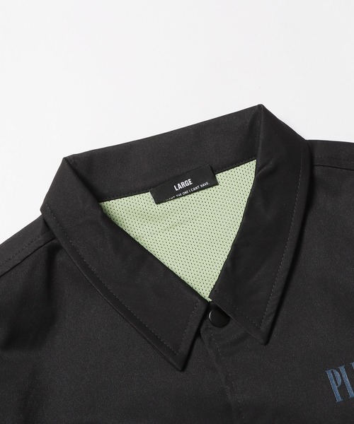 PLEASURES（プレジャー）の「PLEASURES/プレジャーズ BENDED COACH JACKET コーチジャケット ブランドロゴ グラフィック（ブルゾン・メンズ・ブラック・L/XL）」の18枚目の写真
