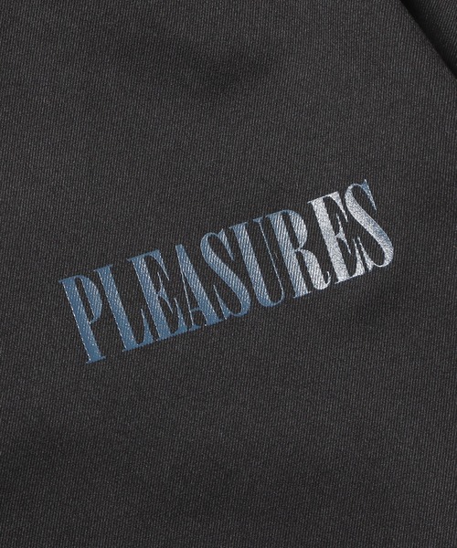 PLEASURES（プレジャー）の「PLEASURES/プレジャーズ BENDED COACH JACKET コーチジャケット ブランドロゴ グラフィック（ブルゾン・メンズ・ブラック・L/XL）」の6枚目の写真