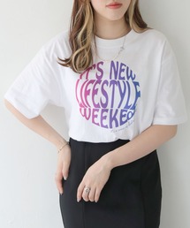 HER CLOSET | 【shemoshelly】WEB限定サークルプリントTシャツ(Tシャツ/カットソー)