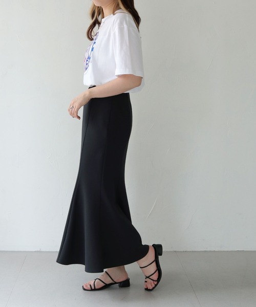 HER CLOSET(ハークローゼット)の「【shemoshelly】WEB限定サークルプリントTシャツ(Tシャツ/カットソー・レディース・ホワイト系その他/オフホワイト/ブラック・S/M/L)」の22枚目の写真