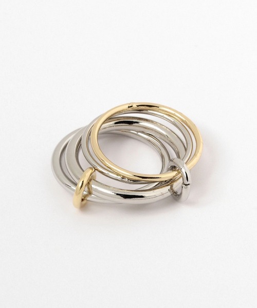 LEPSIM（レプシィム）の「レイヤードMIXリング　196691（リング・レディース・ゴールド系その他3/ゴールド系その他/ゴールド系その他2・ONE SIZE）」の10枚目の写真