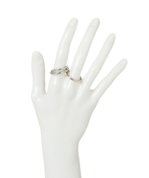 LEPSIM（レプシィム）の「レイヤードMIXリング　196691（リング・レディース・ゴールド系その他3/ゴールド系その他/ゴールド系その他2・ONE SIZE）」の12枚目の写真