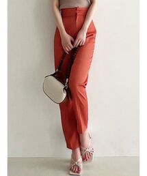 クレープテーパードパンツ【セットアップ着用可能】