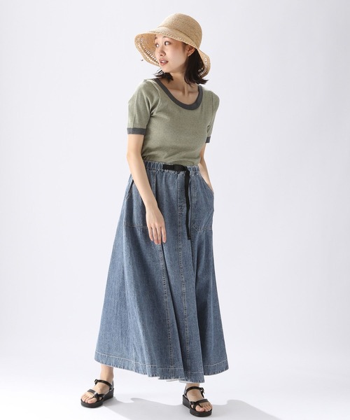 niko and...（ニコアンド）の「【Robert P. Miller(ロバート・ピー・ミラー)】カップクロッププルオーバー（Tシャツ/カットソー・レディース・ブルー/イエロー/ブラウン・MEDIUM/LARGE）」の16枚目の写真