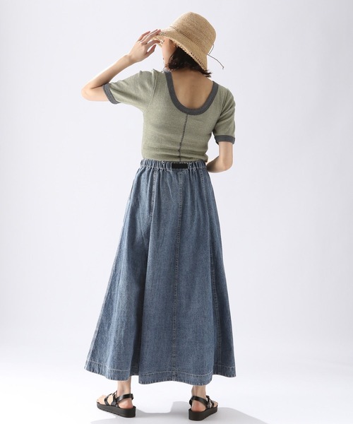 niko and...（ニコアンド）の「【Robert P. Miller(ロバート・ピー・ミラー)】カップクロッププルオーバー（Tシャツ/カットソー・レディース・ブルー/イエロー/ブラウン・MEDIUM/LARGE）」の18枚目の写真