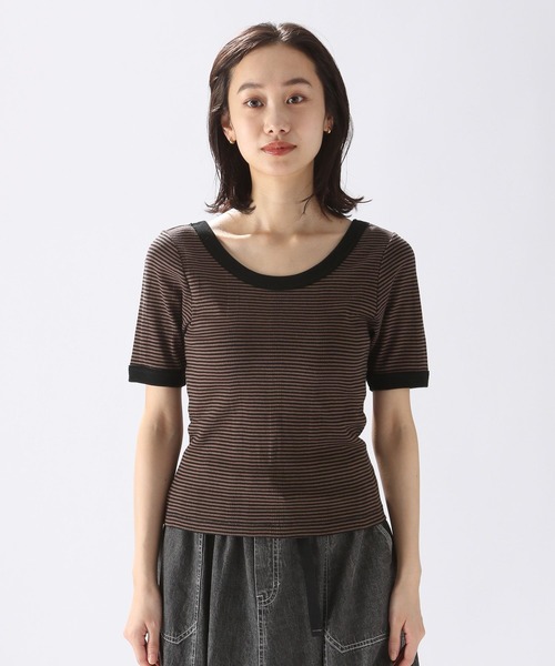 niko and...（ニコアンド）の「【Robert P. Miller(ロバート・ピー・ミラー)】カップクロッププルオーバー（Tシャツ/カットソー・レディース・ブルー/イエロー/ブラウン・MEDIUM/LARGE）」の11枚目の写真