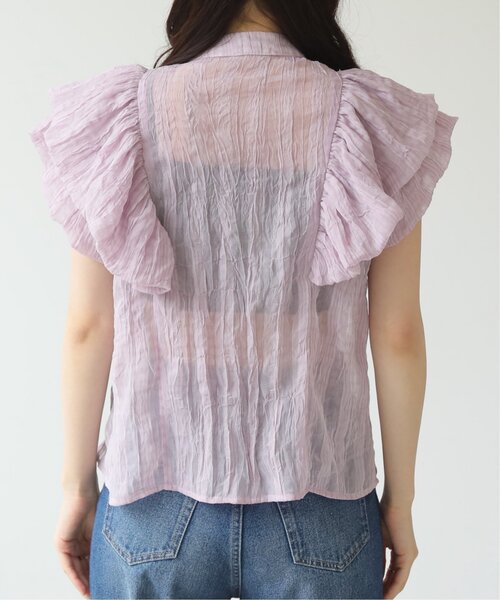 リンカブル　チェックシアーブラウス リンカブルチェックシアーブラウス