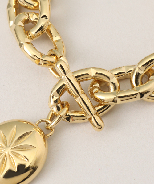 SLOBE IENA(スローブイエナ)の「【LOUISE DAMAS】モチーフフトチェーンブレスレット(ブレスレット・レディース・ゴールド・FREE)」の6枚目の写真