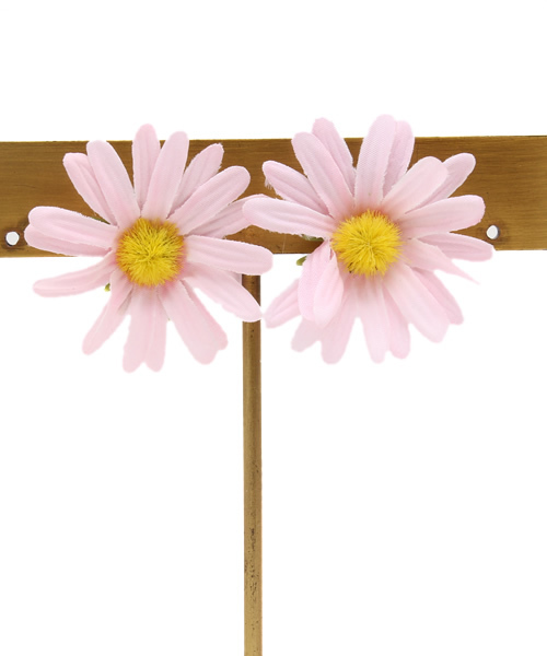 WEGO（ウィゴー）の「WEGO/フラワーピアス（ピアス（両耳用）・レディース・ブルー/ピンク/イエロー/パープル/ホワイト・FREE）」の5枚目の写真