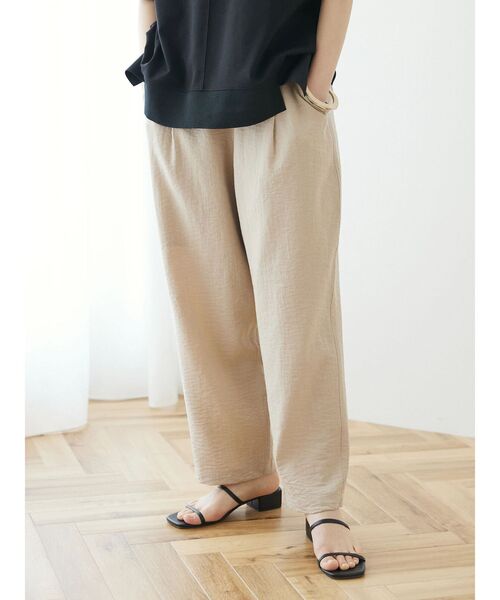 CRAFT STANDARD BOUTIQUE(クラフトスタンダードブティック)の「テーパードパンツ(その他パンツ・レディース・ブラック/ベージュ/カーキ・M/L)」の4枚目の写真