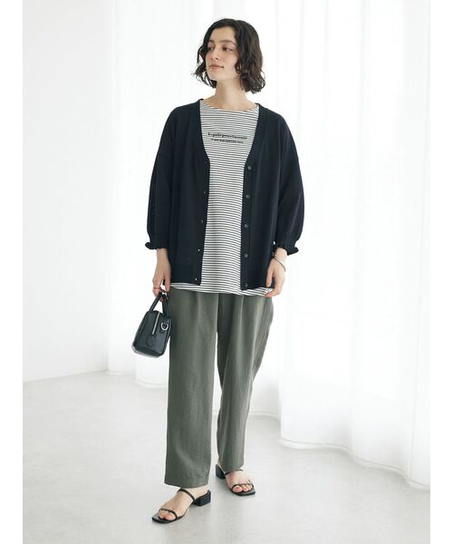 CRAFT STANDARD BOUTIQUE(クラフトスタンダードブティック)の「テーパードパンツ(その他パンツ・レディース・ブラック/ベージュ/カーキ・M/L)」の13枚目の写真