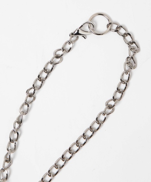 WEGO（ウィゴー）の「WEGO/パデッドミニチェーンショルダー（ショルダーバッグ・レディース・ブラック/シルバー/ブルー・FREE）」の11枚目の写真