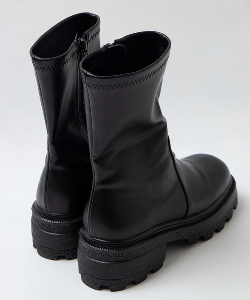 WEGO/【XLサイズ展開あり】ストレッチショートブーツ