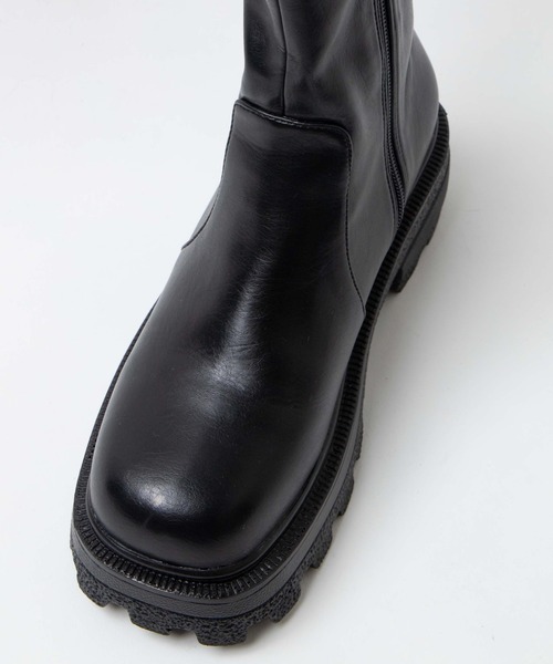 WEGO/【XLサイズ展開あり】ストレッチショートブーツ