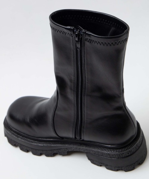 WEGO/【XLサイズ展開あり】ストレッチショートブーツ