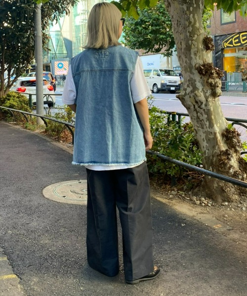 CIAOPANIC TYPY（チャオパニックティピー）の「【Niiiims / ニームス】コードフリンジデニムベスト（ベスト・メンズ・サックスブルー/ブルー・ONE SIZE）」の5枚目の写真