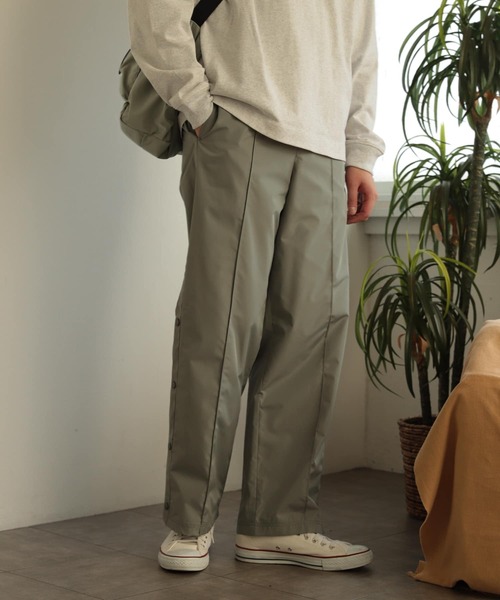 SENSE OF PLACE by URBAN RESEARCH（センスオブプレイスバイアーバンリサーチ）の「『セットアップ対応』サイドライントラックパンツ（その他パンツ・メンズ・ミント/ブラック・MEDIUM/LARGE）」の12枚目の写真