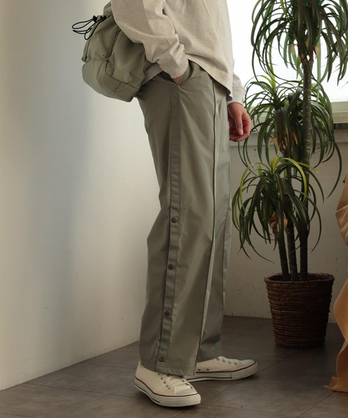 SENSE OF PLACE by URBAN RESEARCH（センスオブプレイスバイアーバンリサーチ）の「『セットアップ対応』サイドライントラックパンツ（その他パンツ・メンズ・ミント/ブラック・MEDIUM/LARGE）」の13枚目の写真