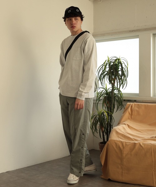 SENSE OF PLACE by URBAN RESEARCH（センスオブプレイスバイアーバンリサーチ）の「『セットアップ対応』サイドライントラックパンツ（その他パンツ・メンズ・ミント/ブラック・MEDIUM/LARGE）」の16枚目の写真