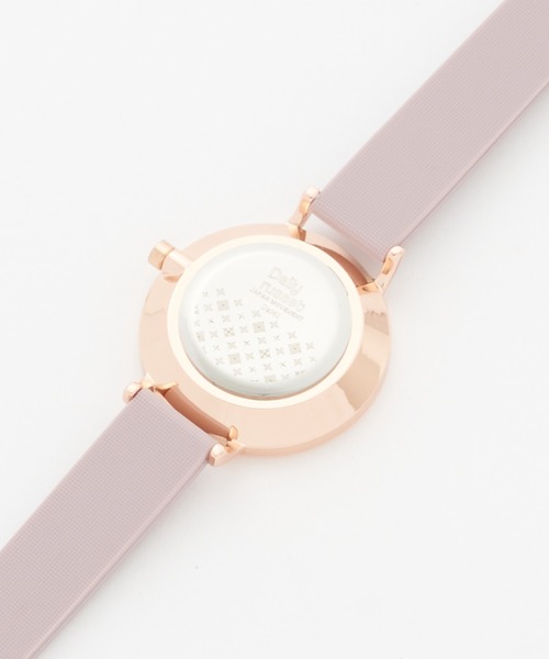 Daily russet（デイリー ラシット）の「マカロンカラー ラバーウォッチ（アナログ腕時計・レディース・ブラウン/ピンク/グリーン/ベージュ・FREE）」の14枚目の写真