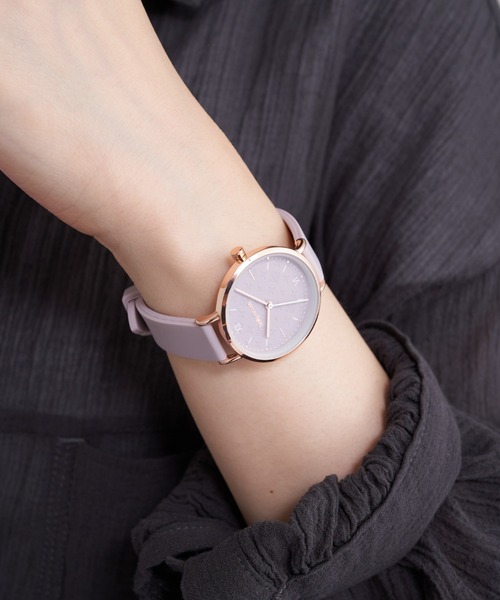 Daily russet（デイリー ラシット）の「マカロンカラー ラバーウォッチ（アナログ腕時計・レディース・ブラウン/ピンク/グリーン/ベージュ・FREE）」の10枚目の写真