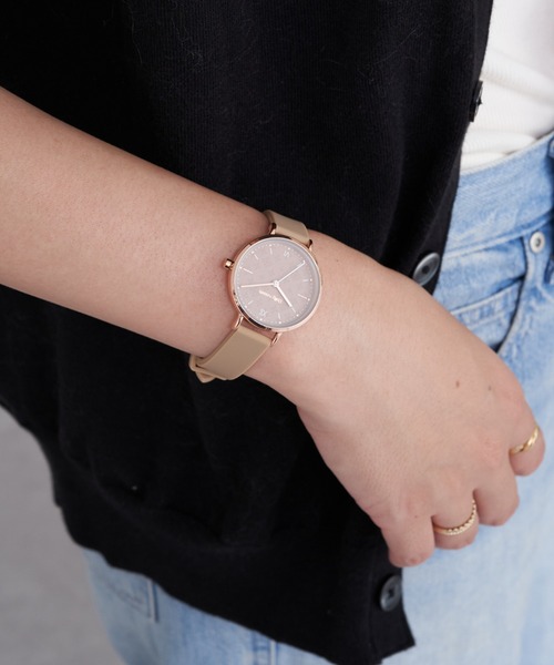 Daily russet（デイリー ラシット）の「マカロンカラー ラバーウォッチ（アナログ腕時計・レディース・ブラウン/ピンク/グリーン/ベージュ・FREE）」の16枚目の写真