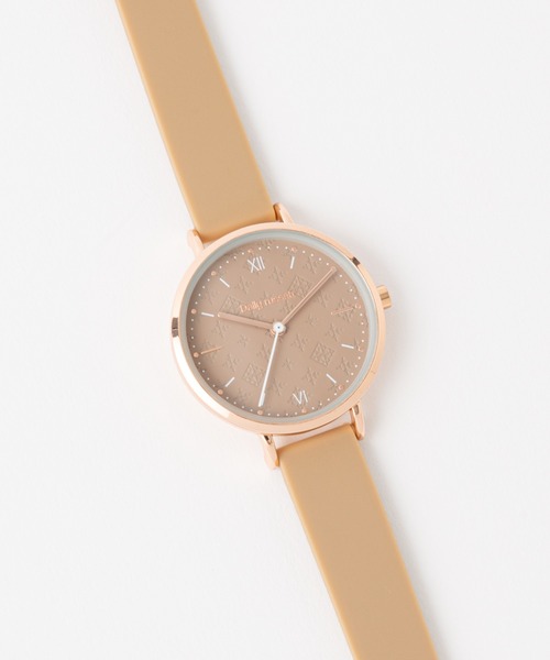 Daily russet（デイリー ラシット）の「マカロンカラー ラバーウォッチ