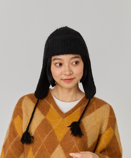 OVERRIDE（オーバーライド）の「OVERRIDE KNIT FLUFFY FLIGHTCAP GUIDE